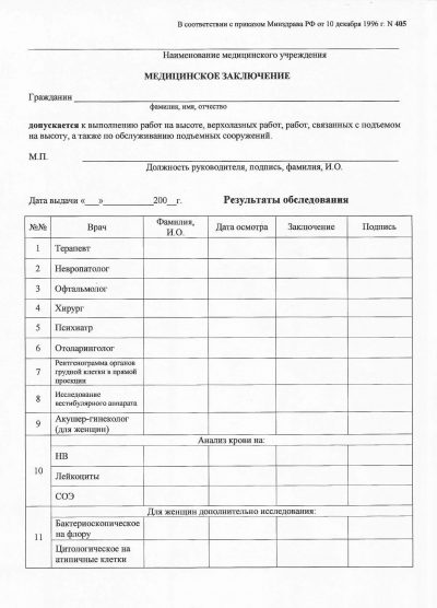 на высоте